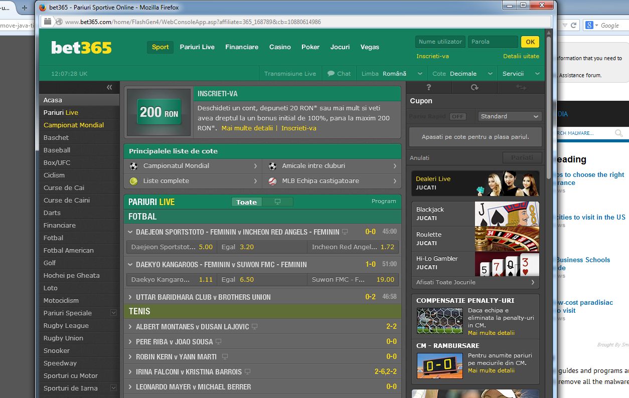 Bet365 casino Recension