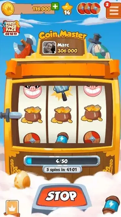 få gratis spins på coin master