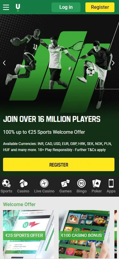 Unibet mobile