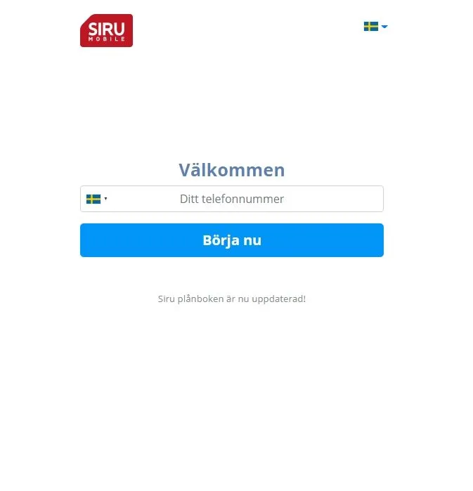 vart kan man använda siru mobile