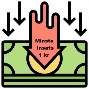 minsta insättning casino