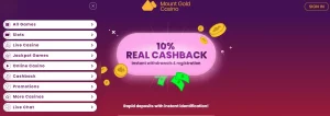 Mount Gold Casino Review