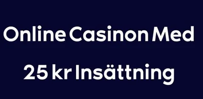 insättning på 25 kronor